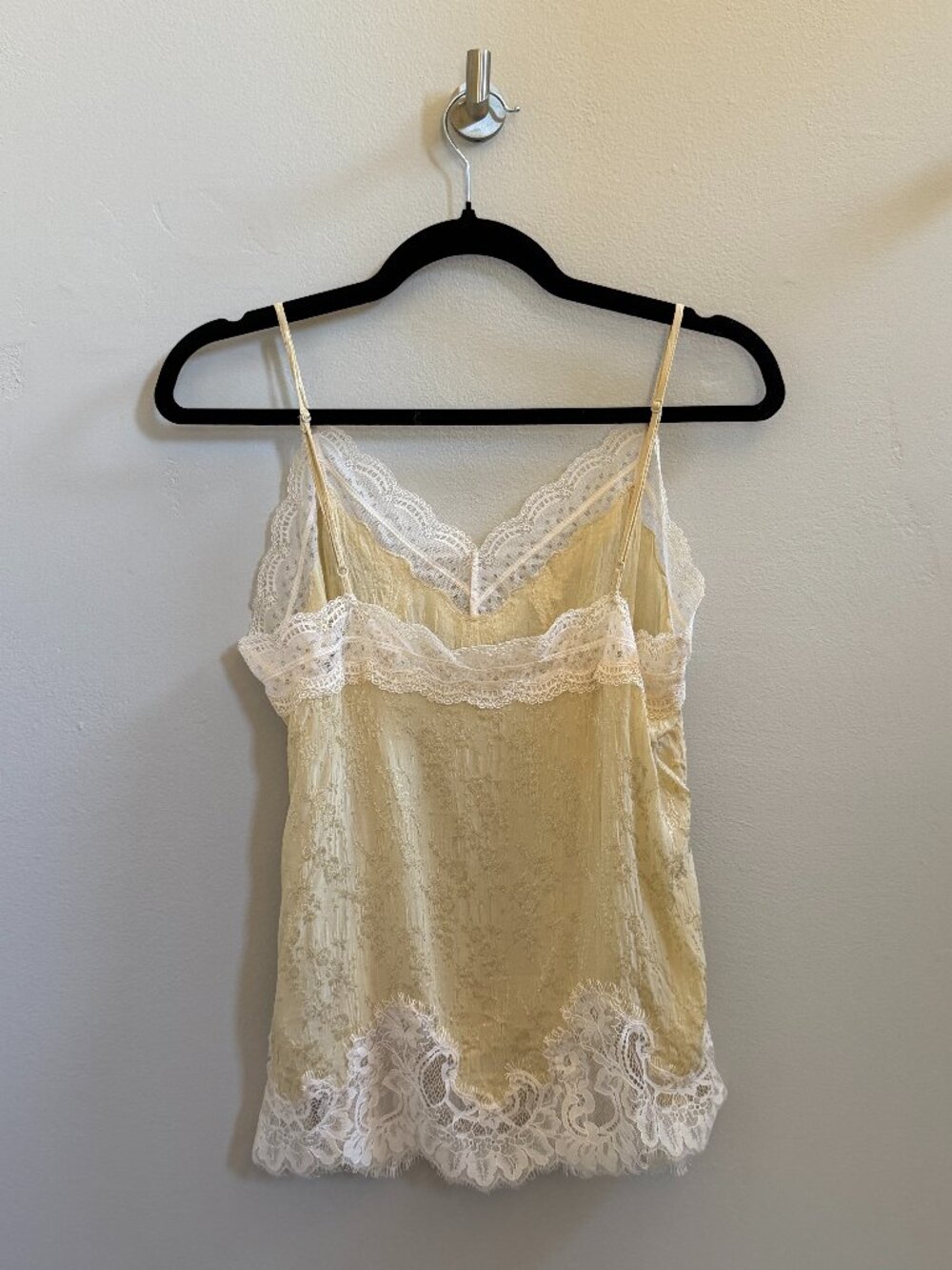 Zara ZW Collection Jacquard Lace Cami Top, Size S - Picture 3 of 7